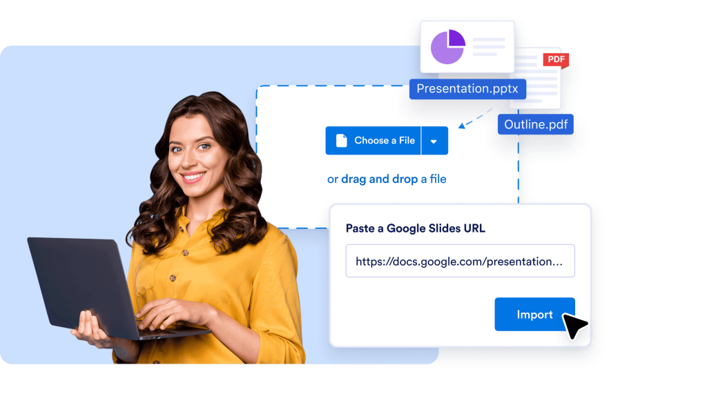 Auto-convert documents into stunning presentations