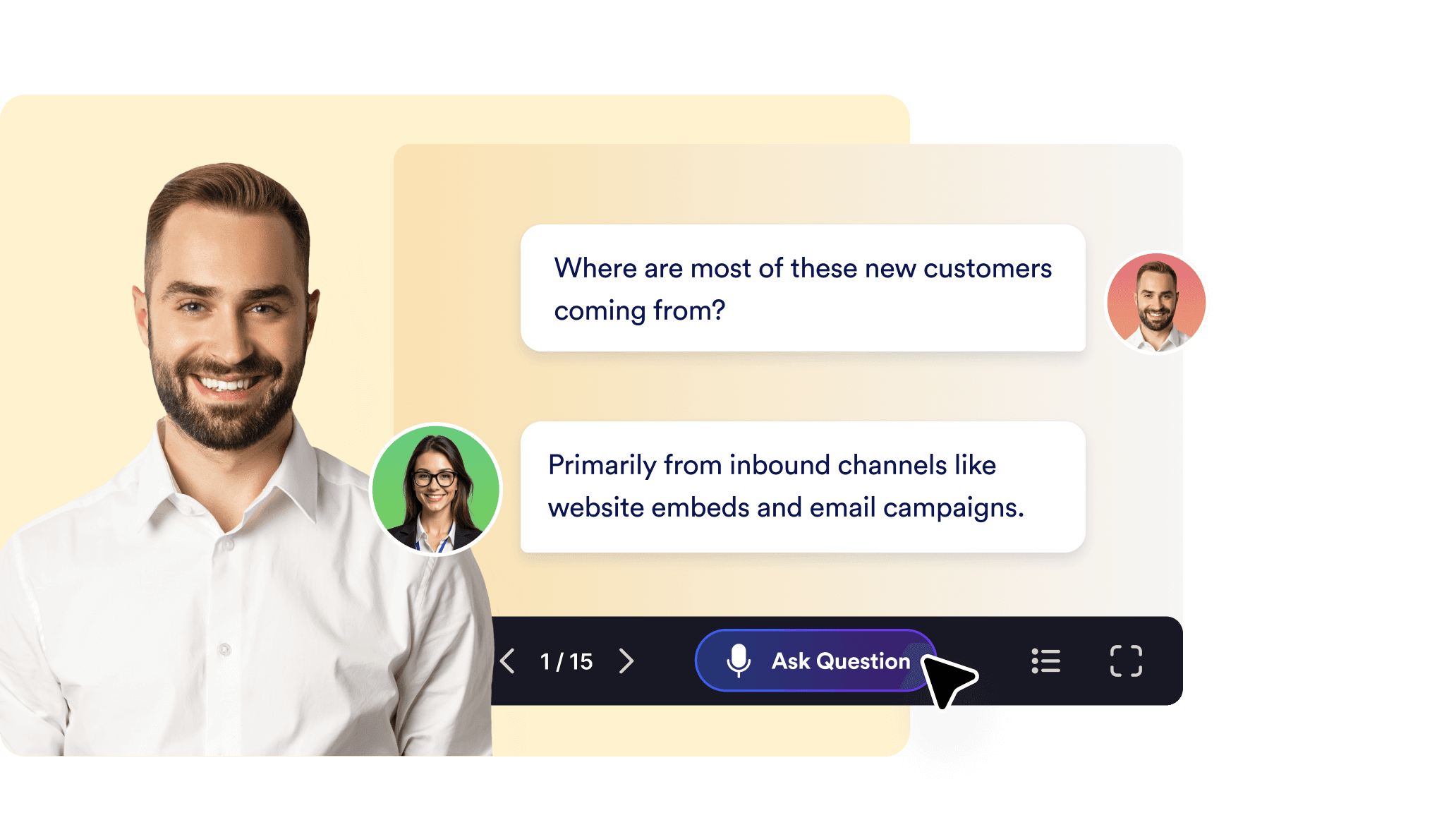 Live viewer interactions & Q&A