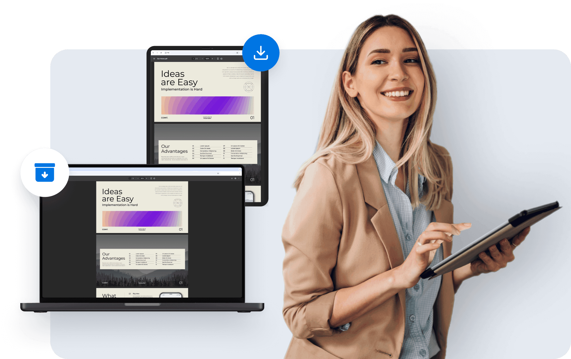 Easy sharing and archiving