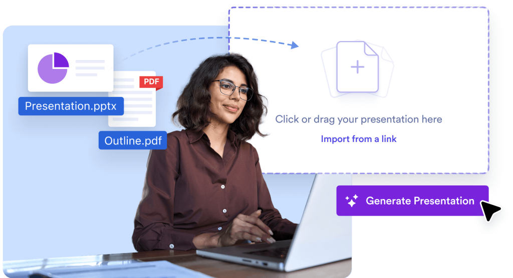 Fast, document-to-presentation conversion