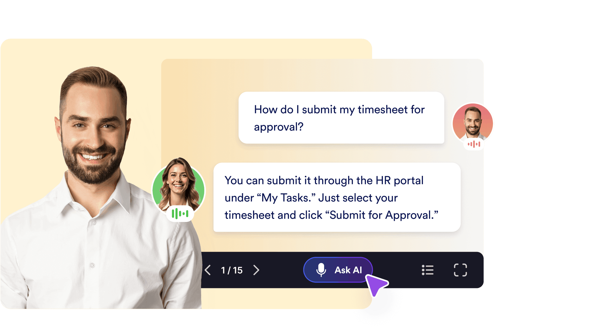 Live Q&A for learner support