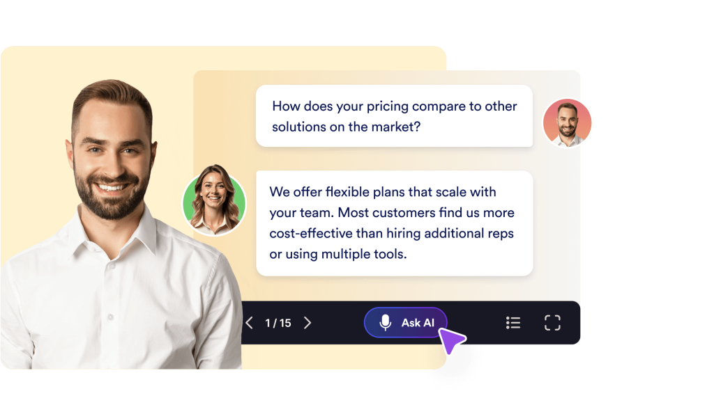 Real-time audience Q&A