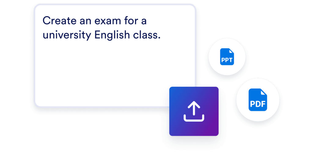 Enter a prompt or upload a file