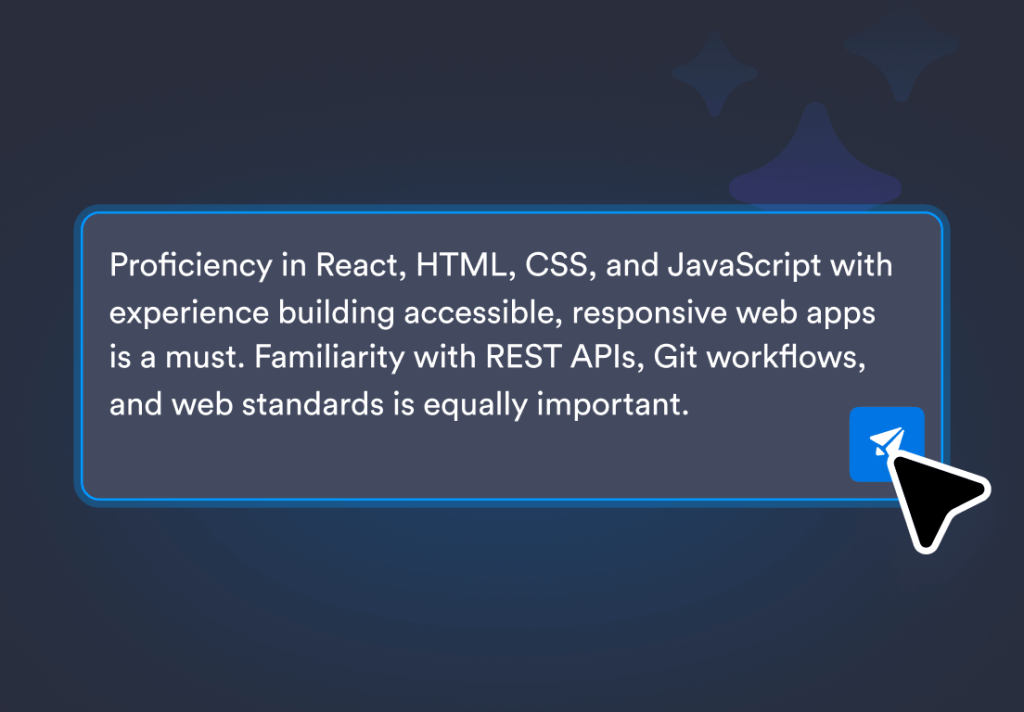 Enter job details