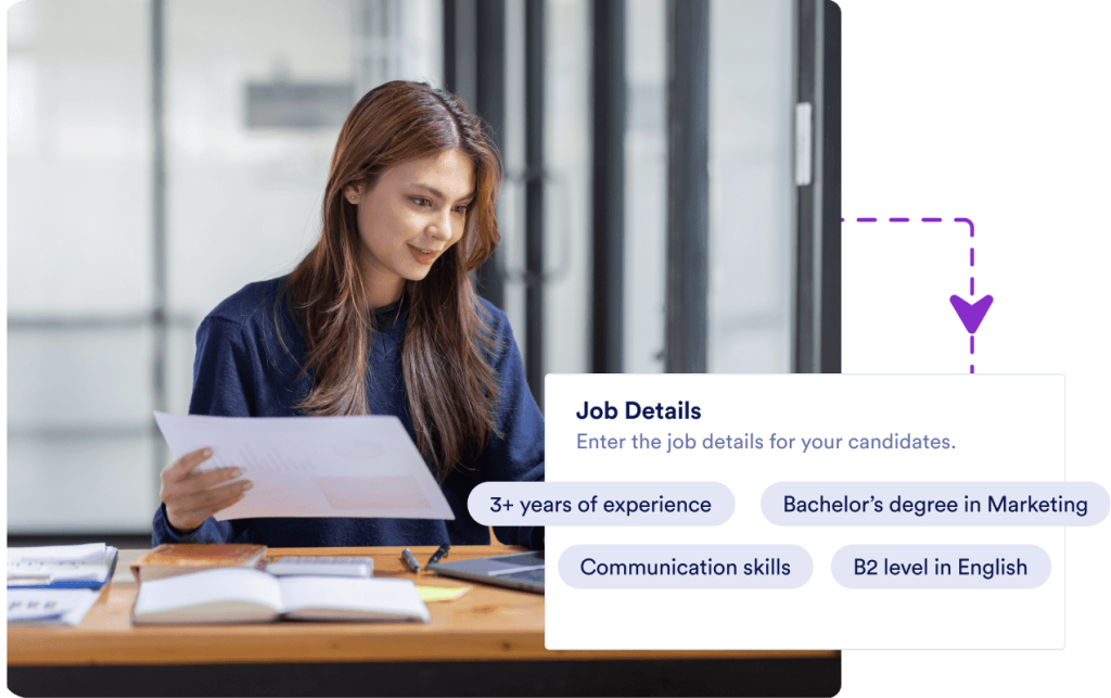 Customizable job details