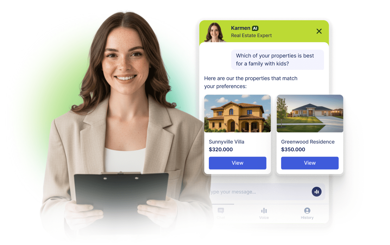 Showcase property listings instantly