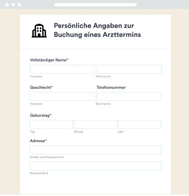 Online Arztterminbuchung