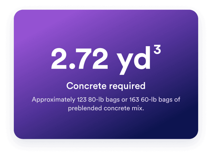 Check volume and bag estimates