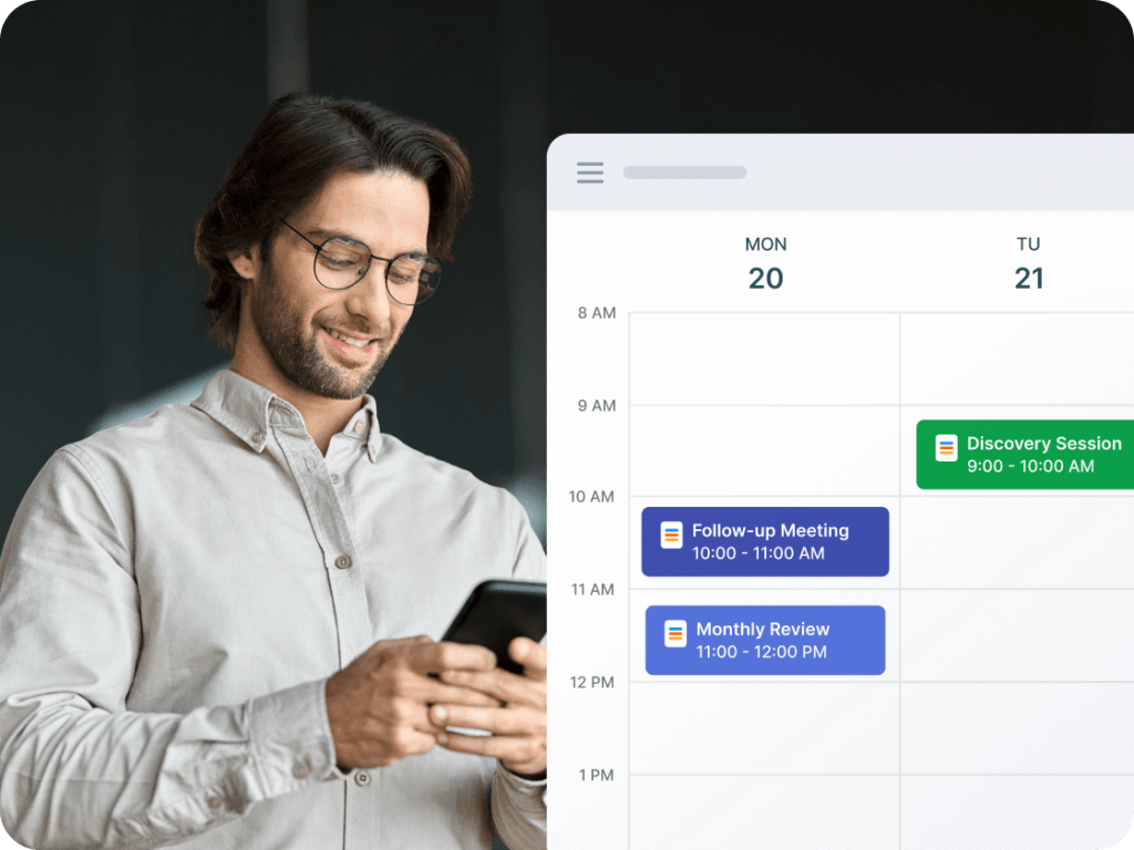 Multiple forms, one calendar