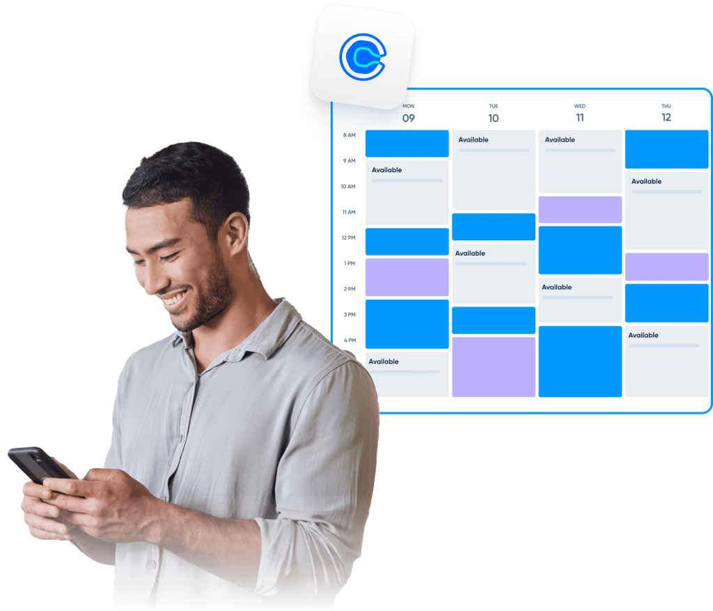 Appointment scheduling software for Calendly hero