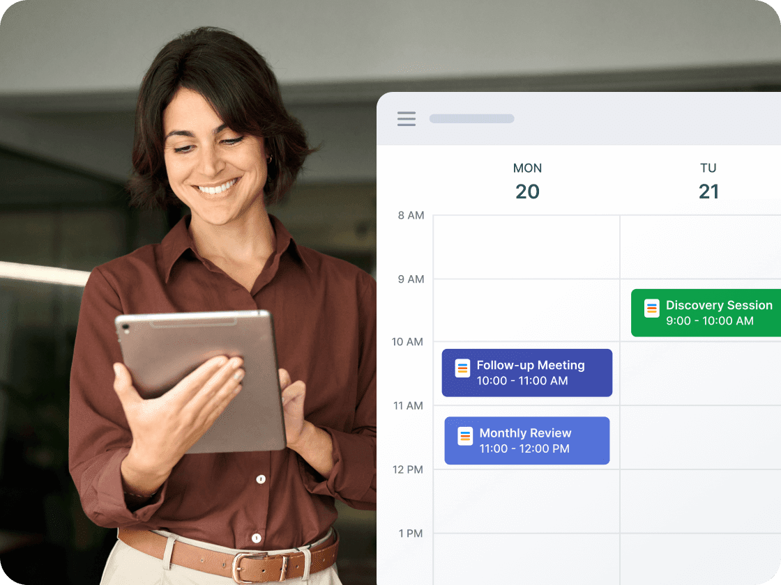 Multiple forms, one calendar