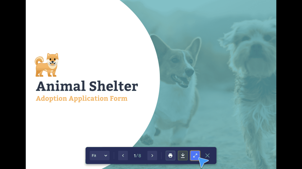 report expansion arrows