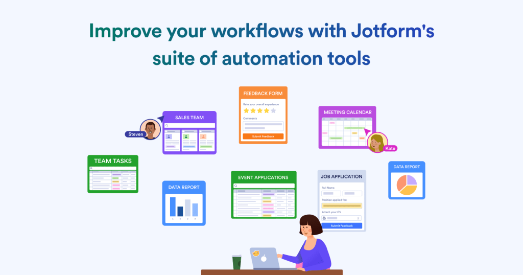 Improve your workflows and get started with Jotform’s automation suite!
