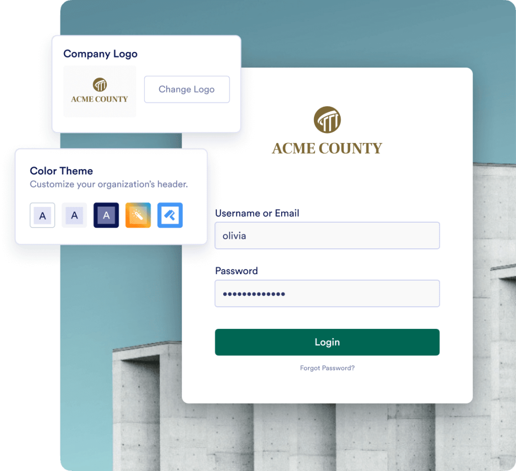 Incorporate your organization brand