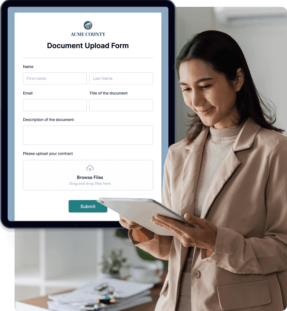 Digital document management for government organizations