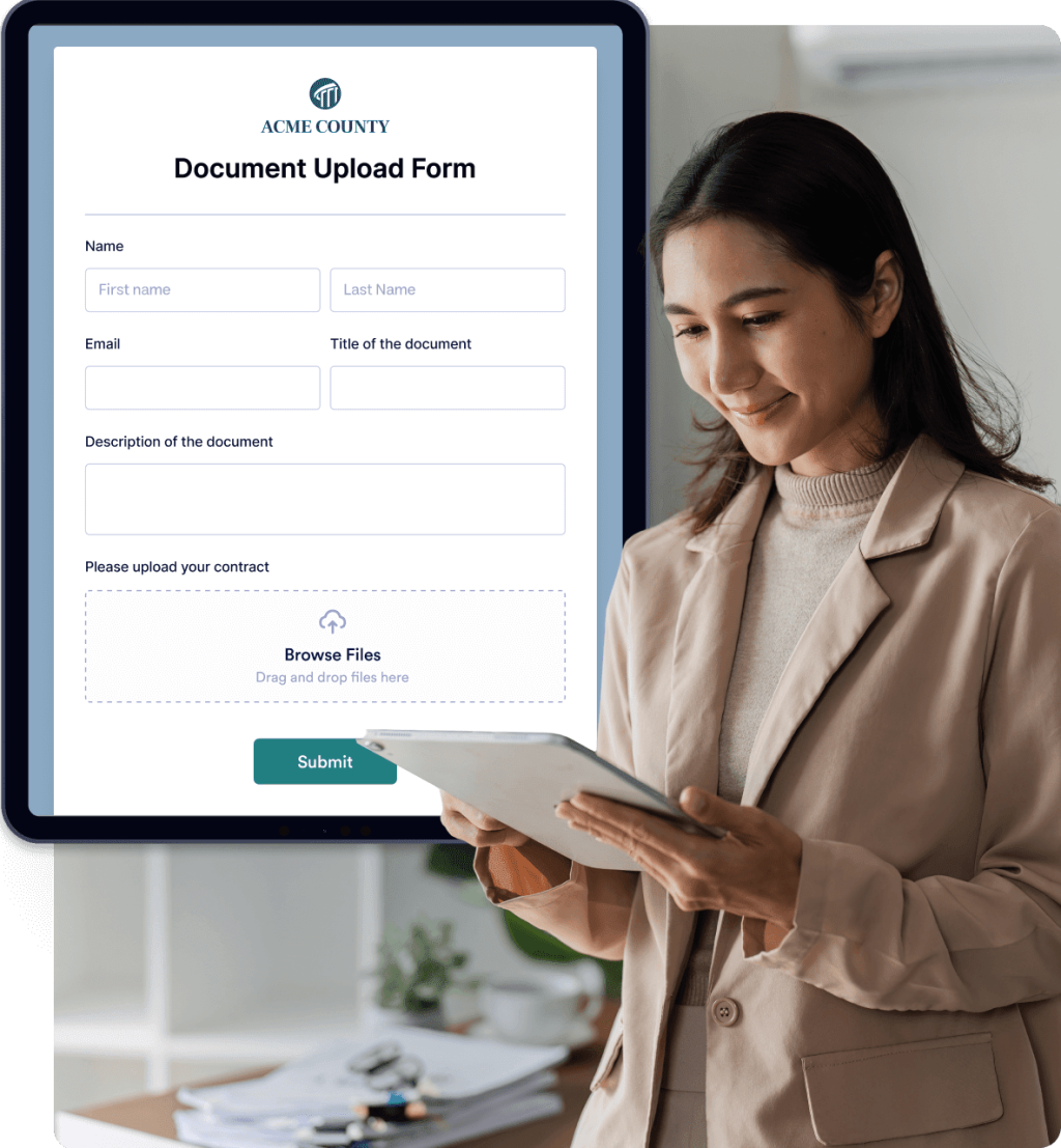 Digital document management for government organizations