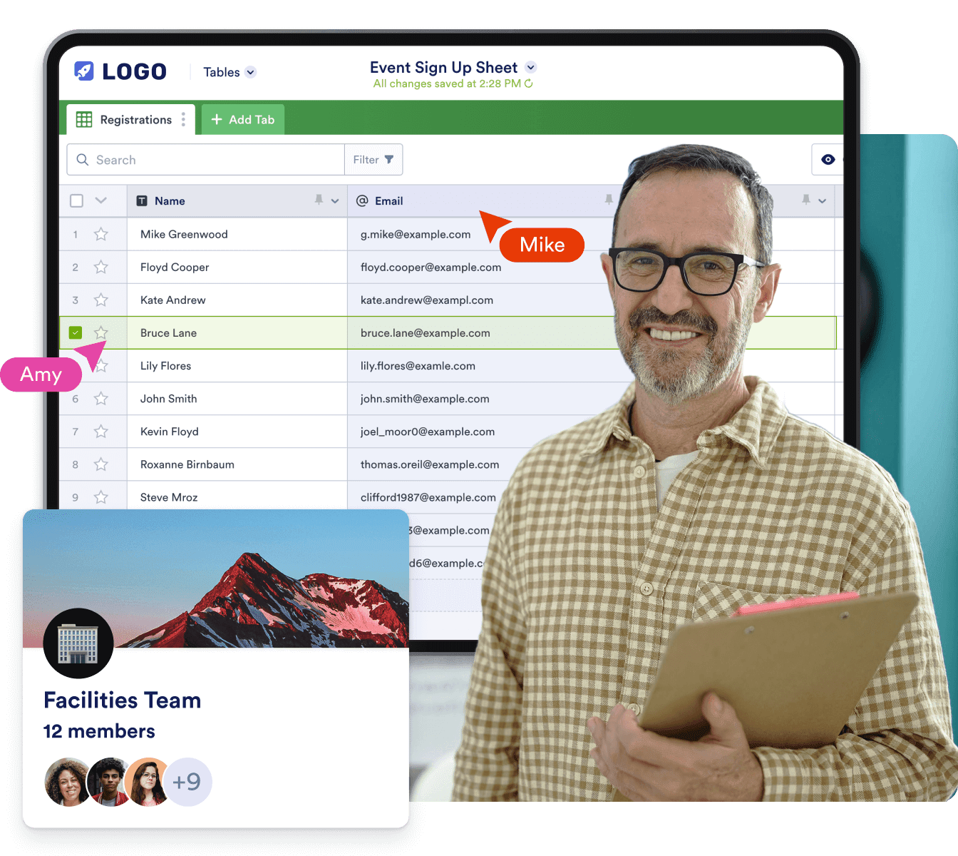 Process data with your team