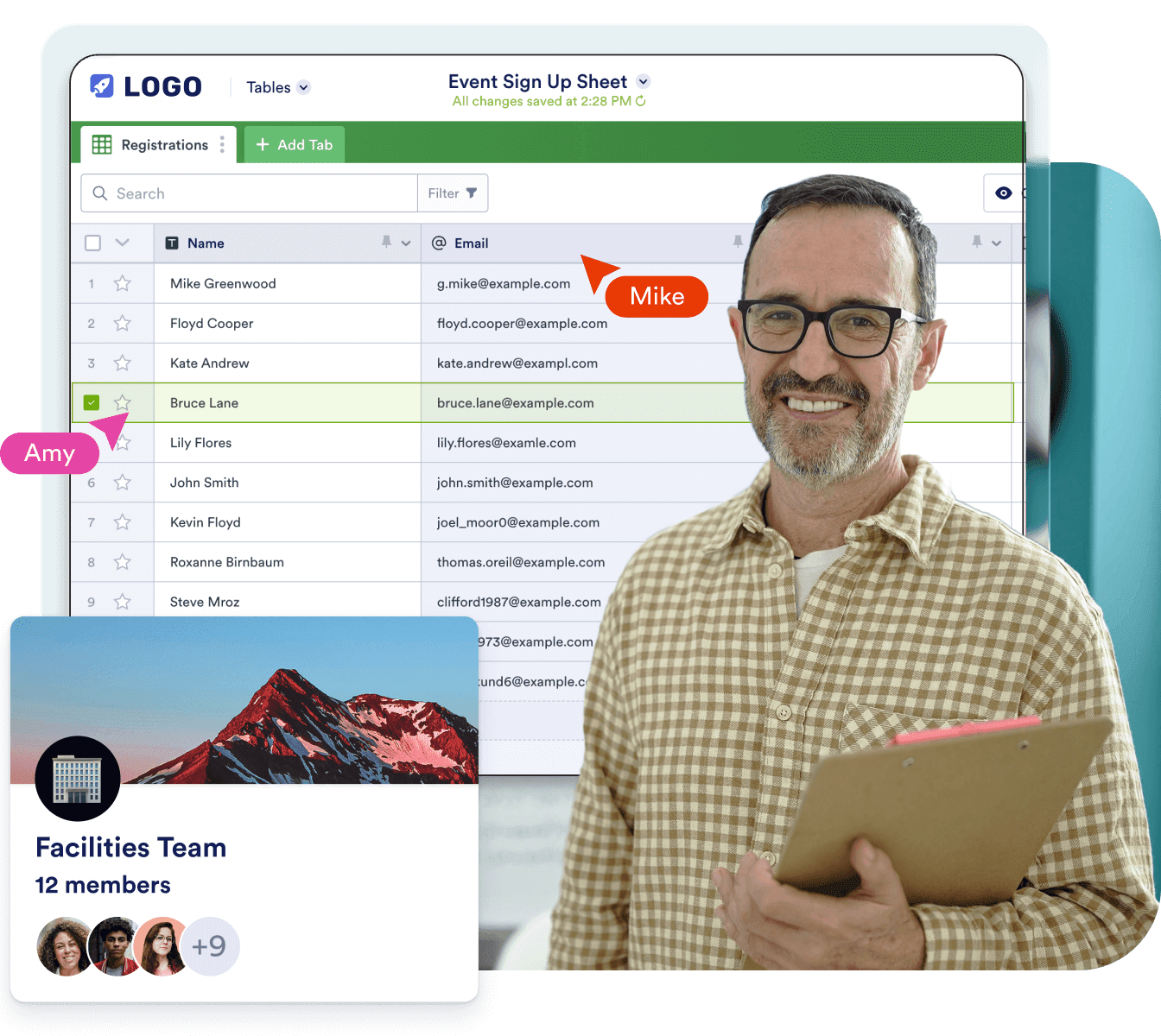 Process data with your team