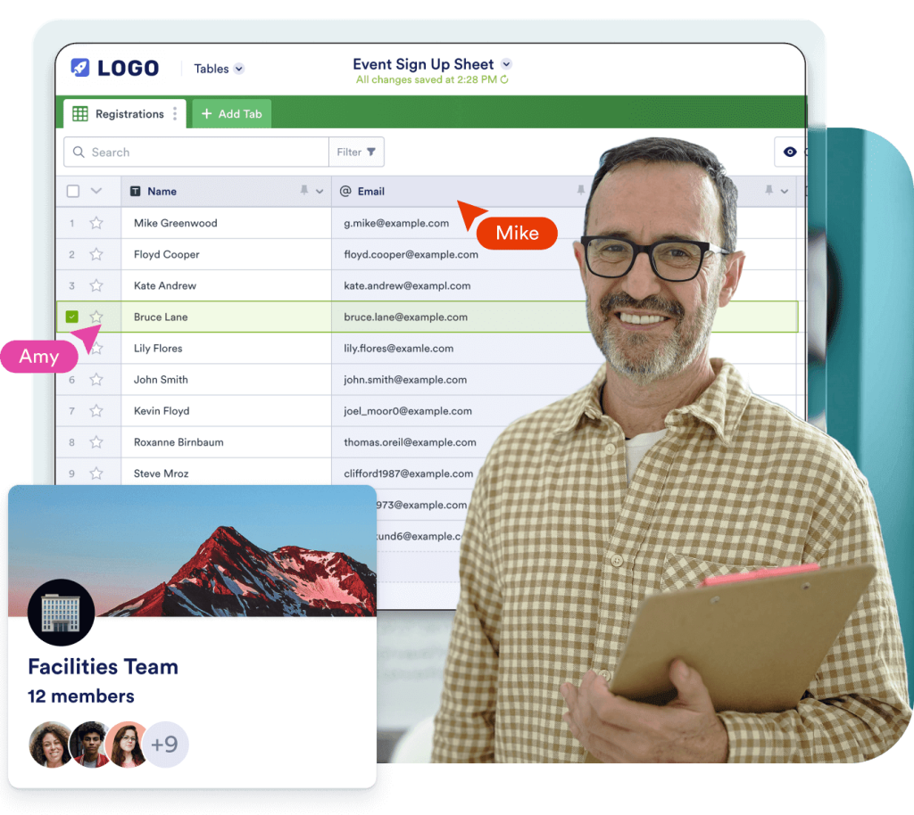Process data with your team
