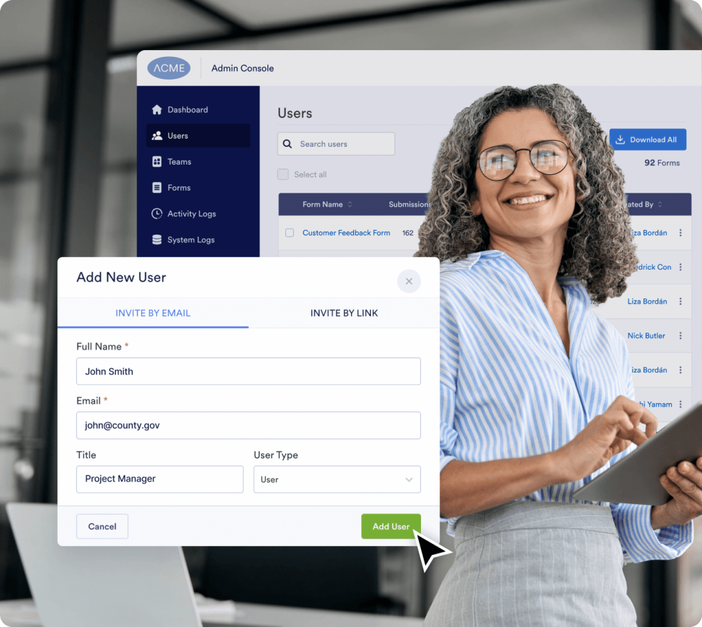 Manage users efficiently