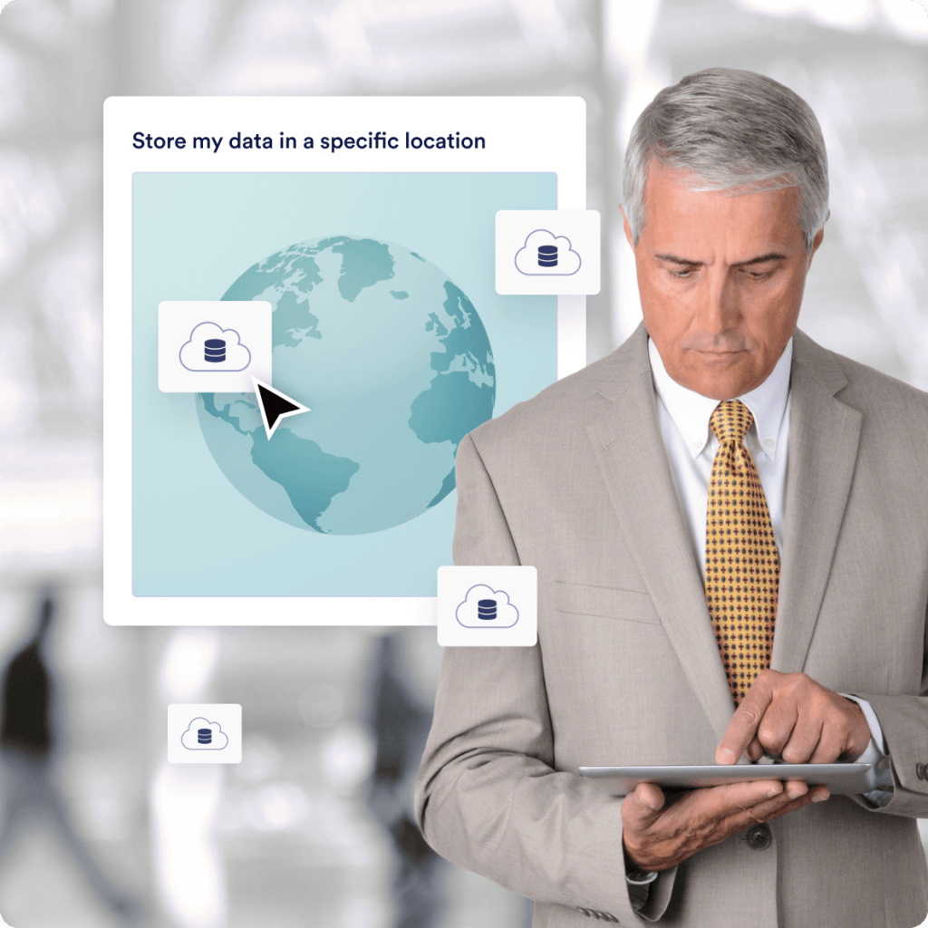 Secure local data residency centers