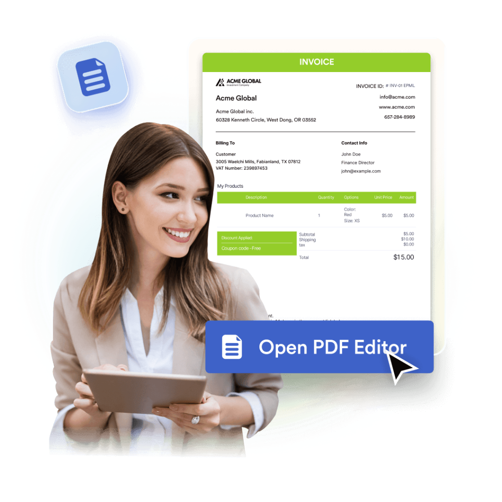 Create PDFs from submissions