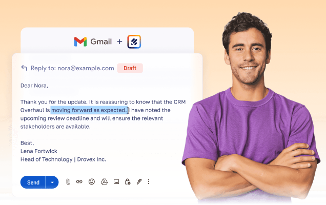 Seamless Gmail integration