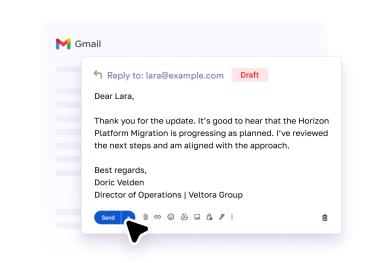 Generate, customize, and send drafts