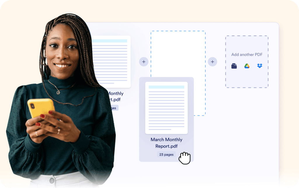 Control page order before you merge