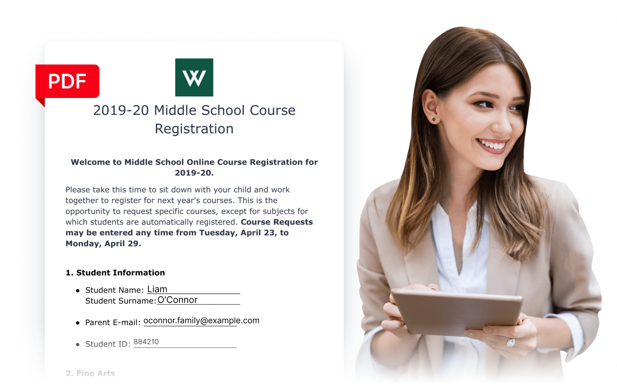 Automatic conversion into PDF