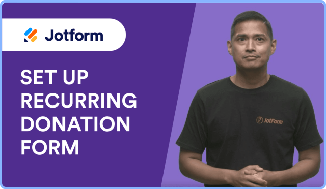 How to Set Up a Recurring Donation Form