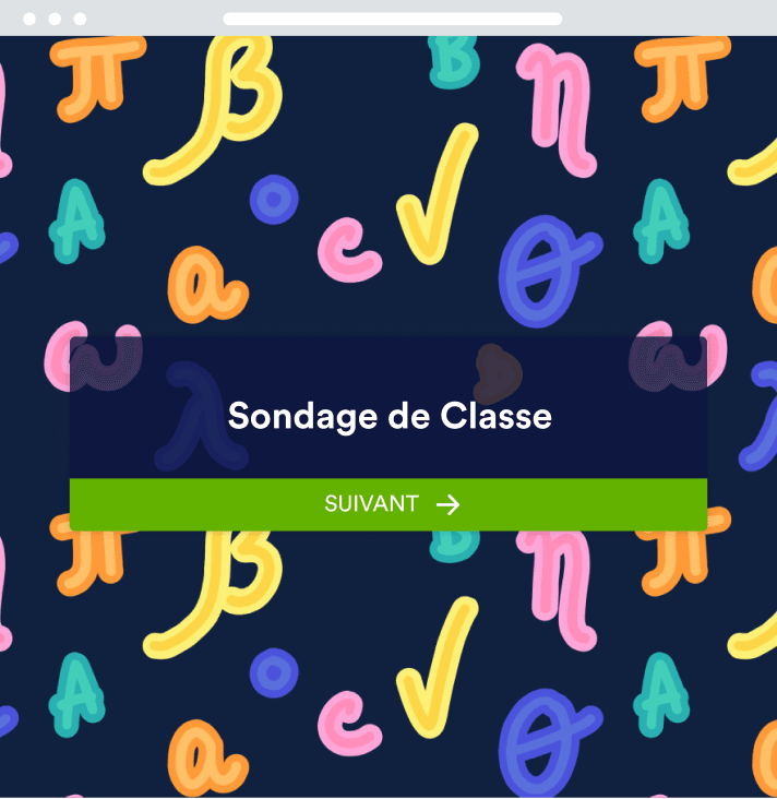 Sondage de classe