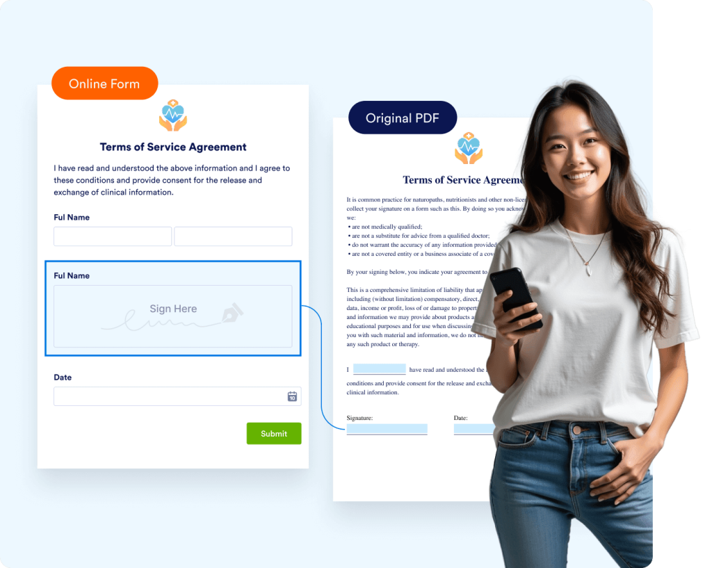 Convert your PDF to Responsive HTML Web Forms