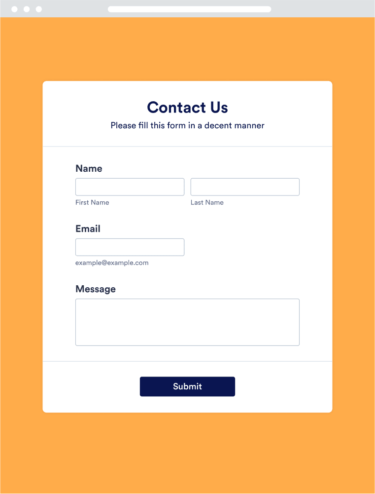 General Inquiry Contact Form