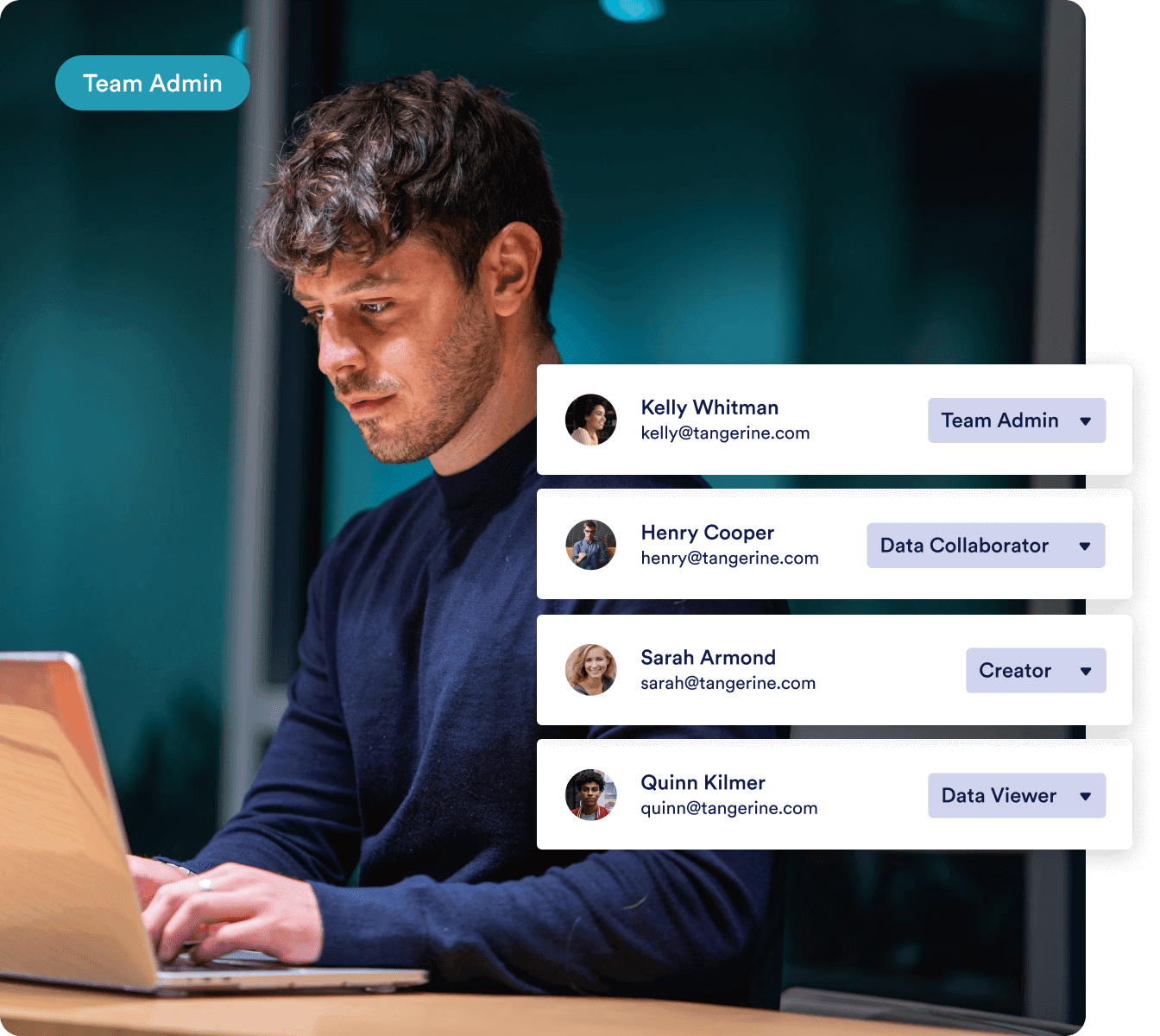 Assign roles to your team members