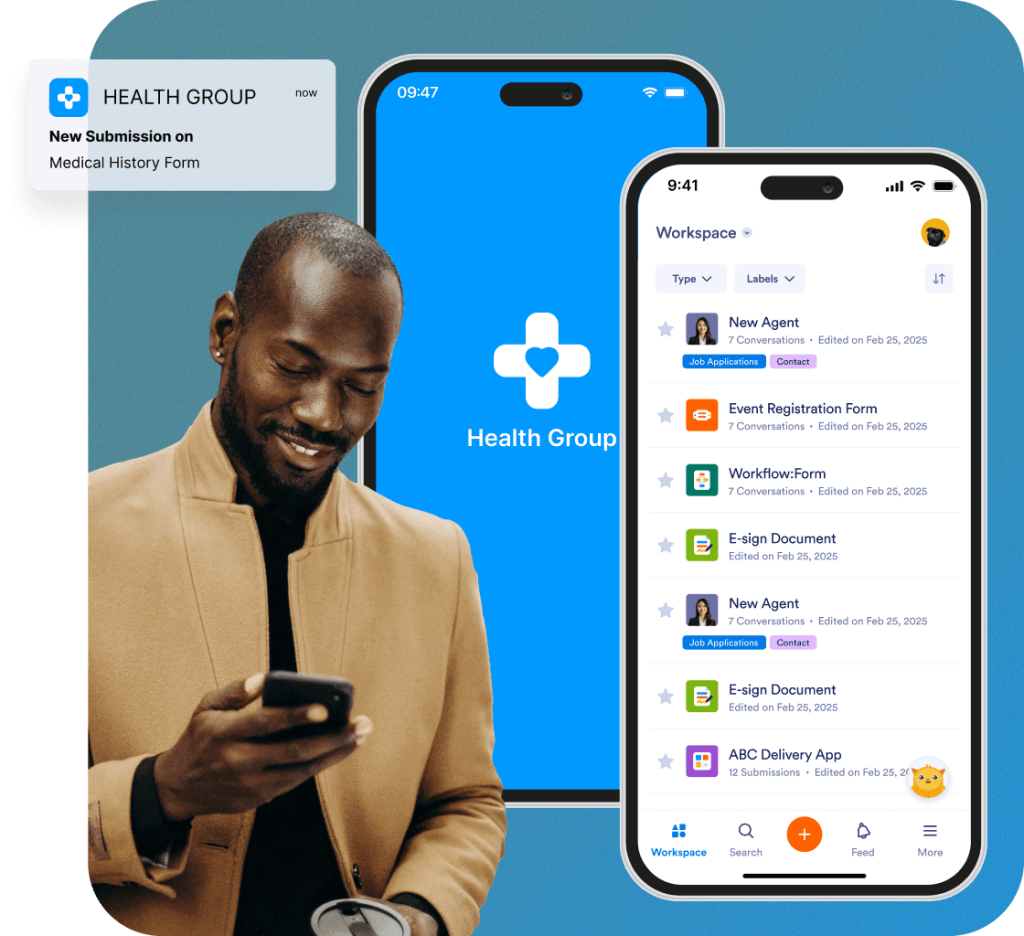 White-labeled mobile app