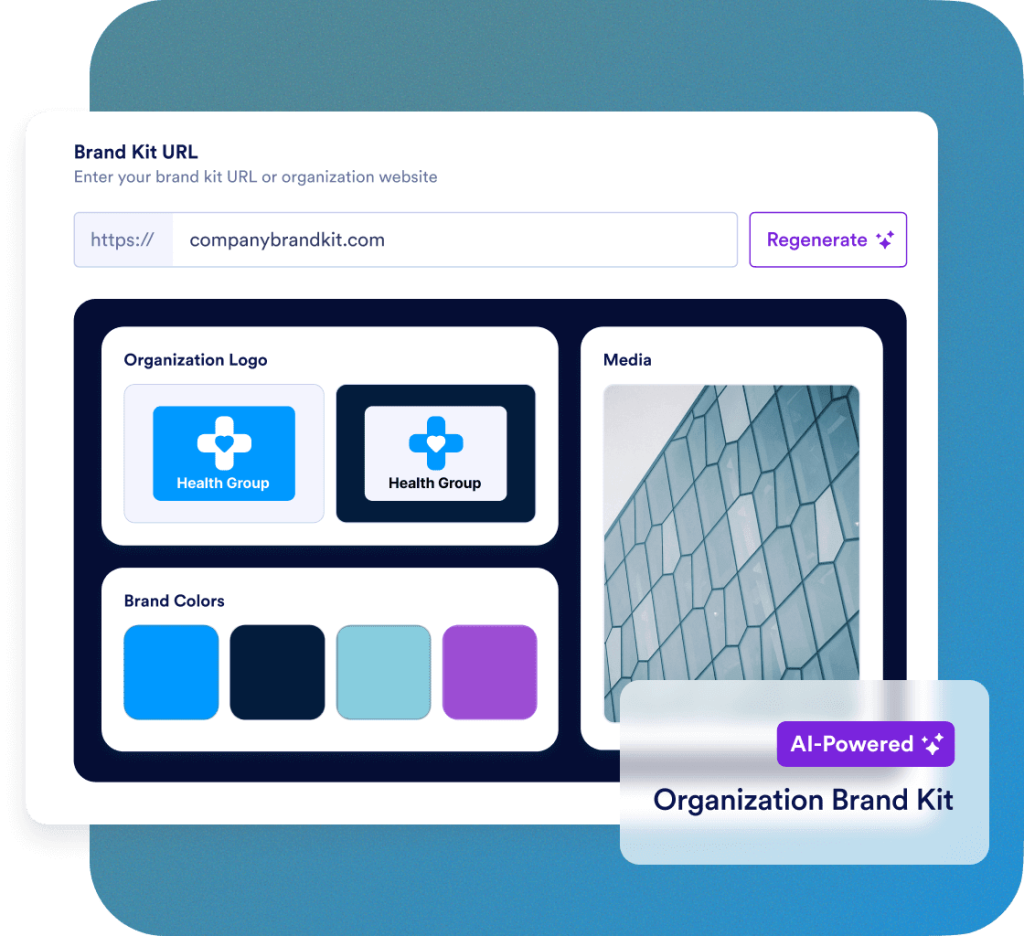 Generate your brand colors automatically with the AI Brand Kit
