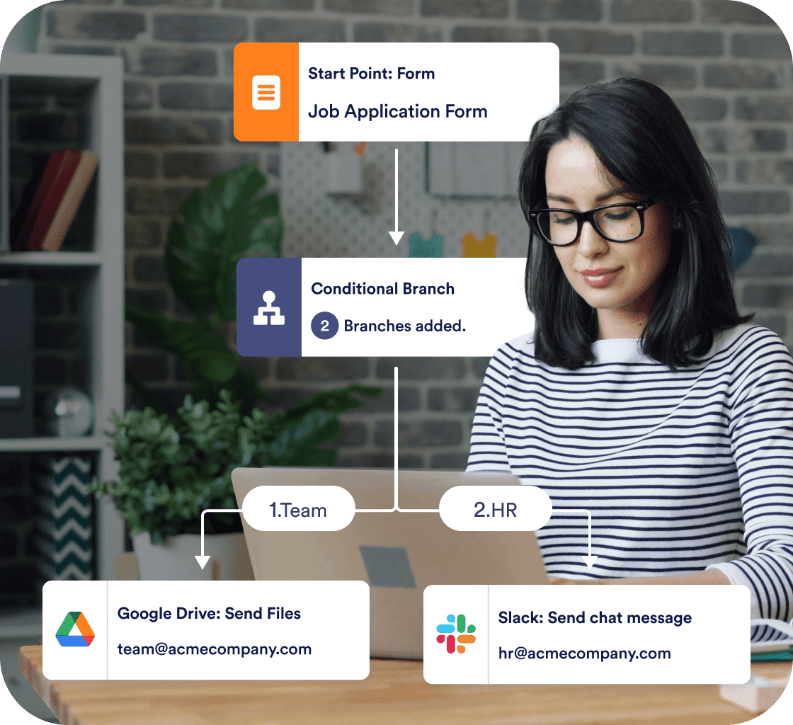 Use integrations with conditional logic