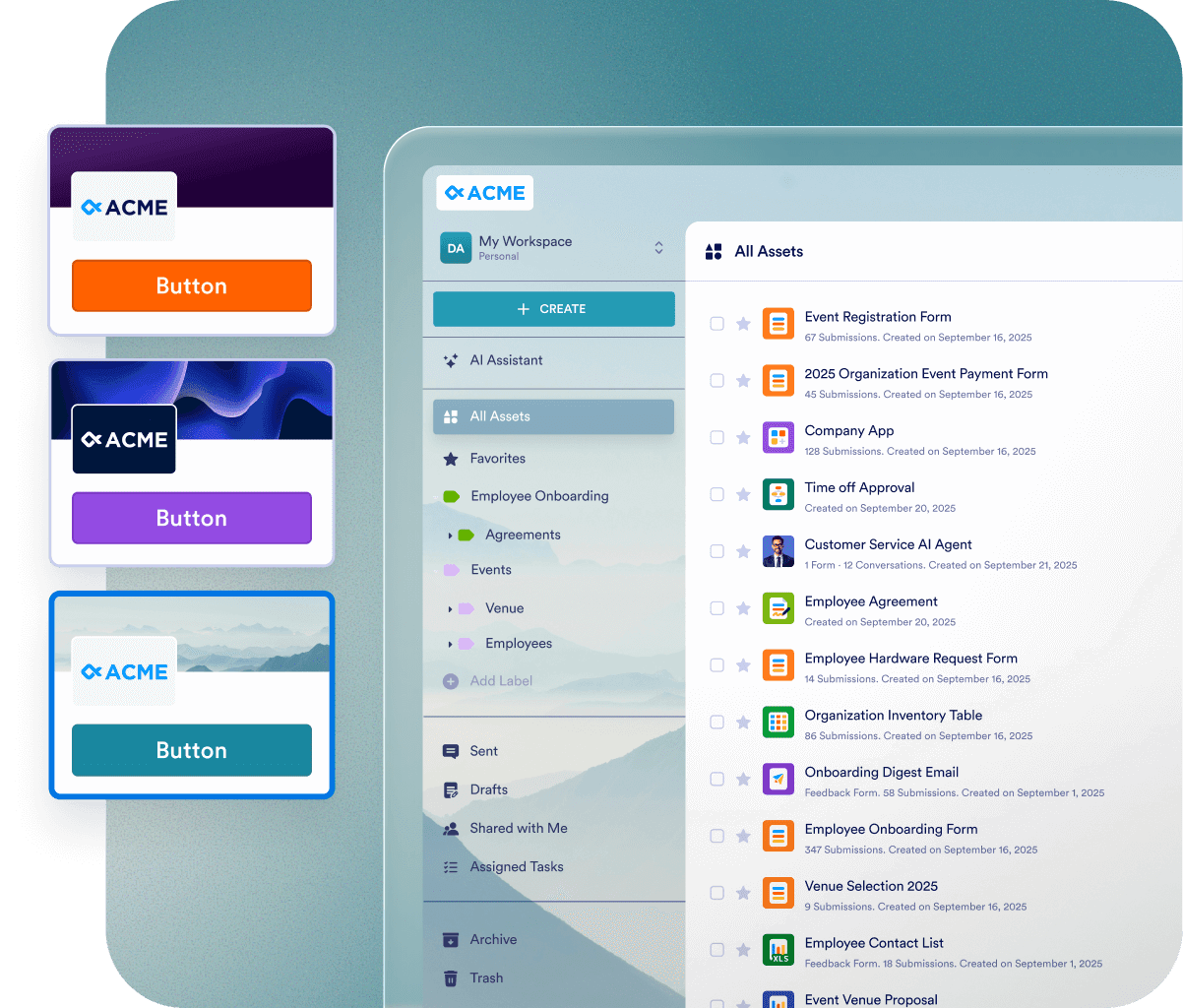 White Labeling Green Theme