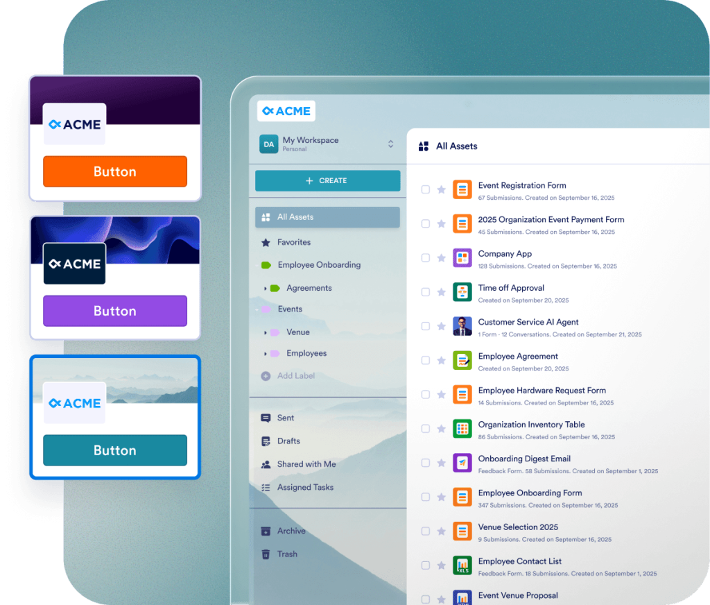 White Labeling Green Theme