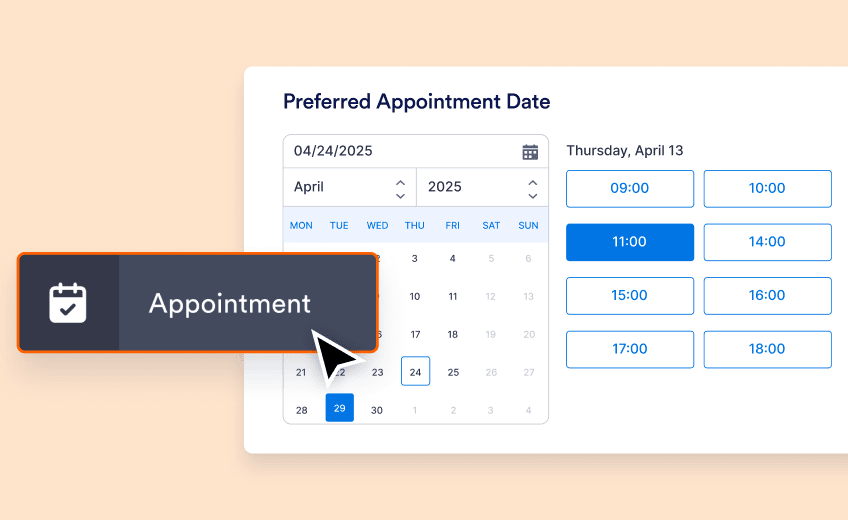 Add an appointment field