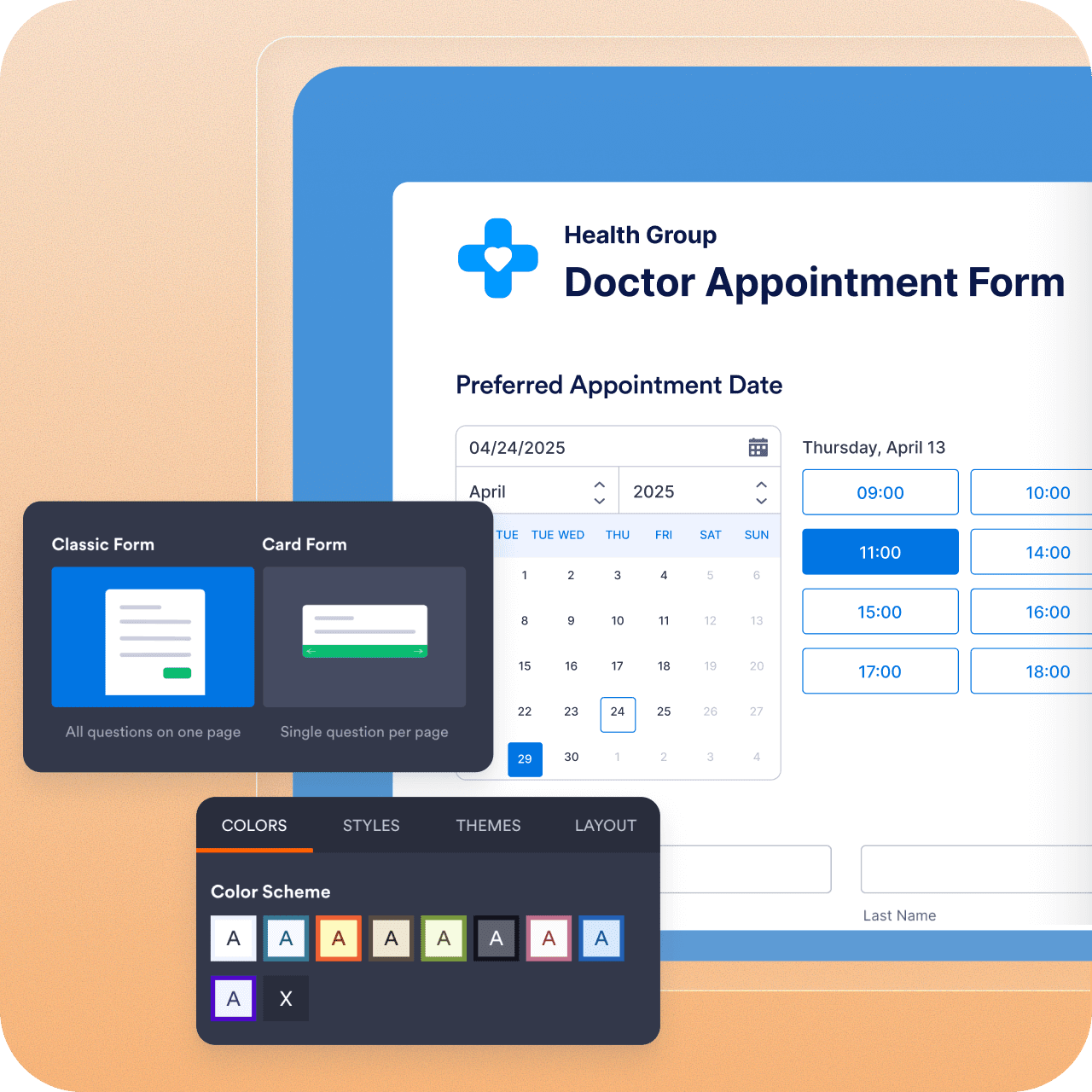 Customize to meet your needs