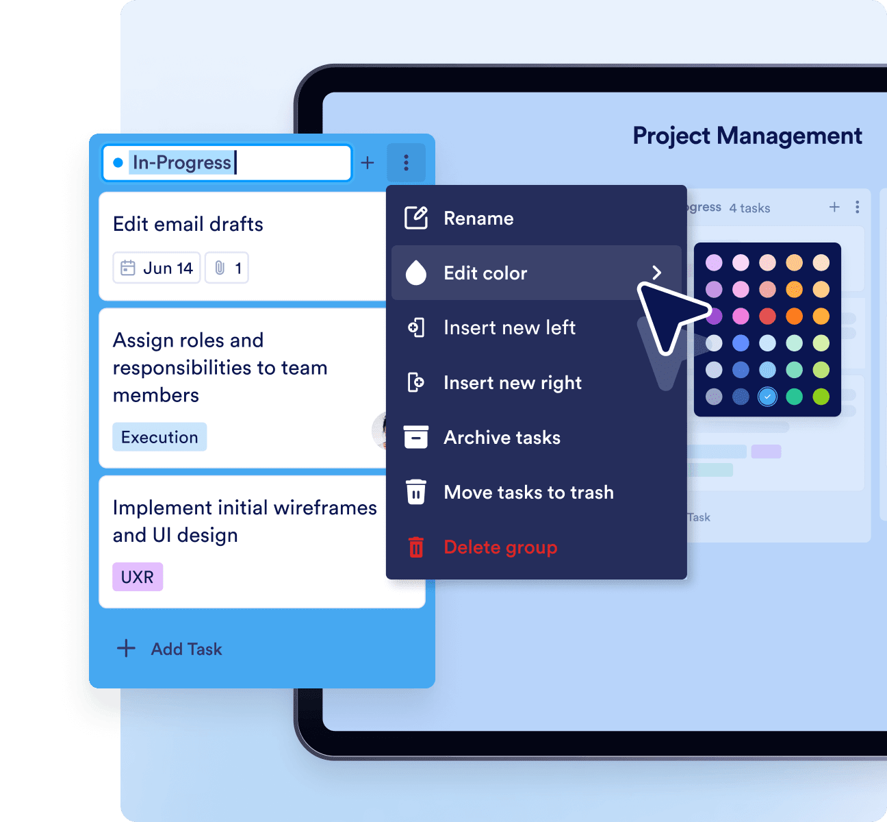 Customize boards to match team processes