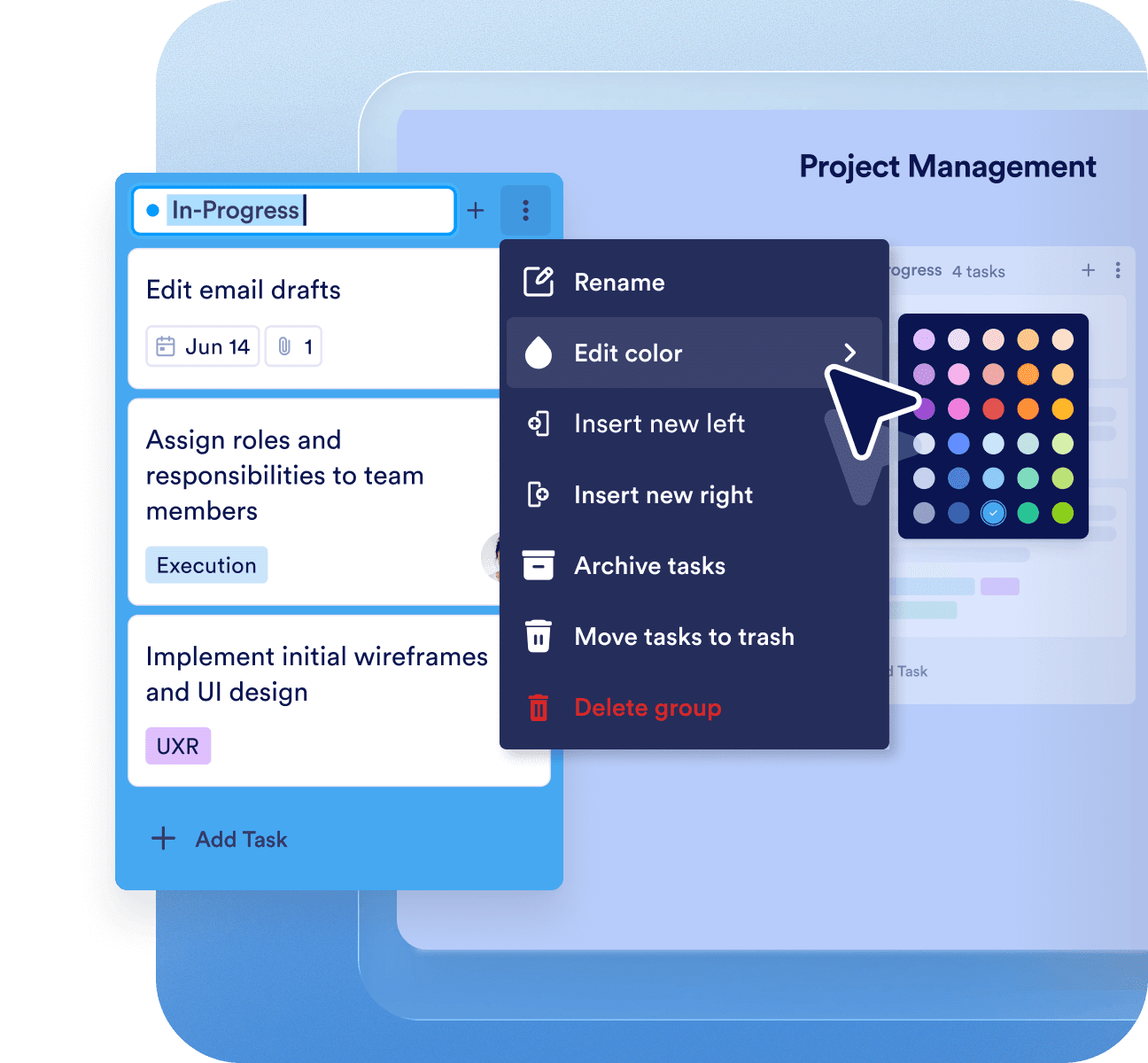 Customize boards to match team processes
