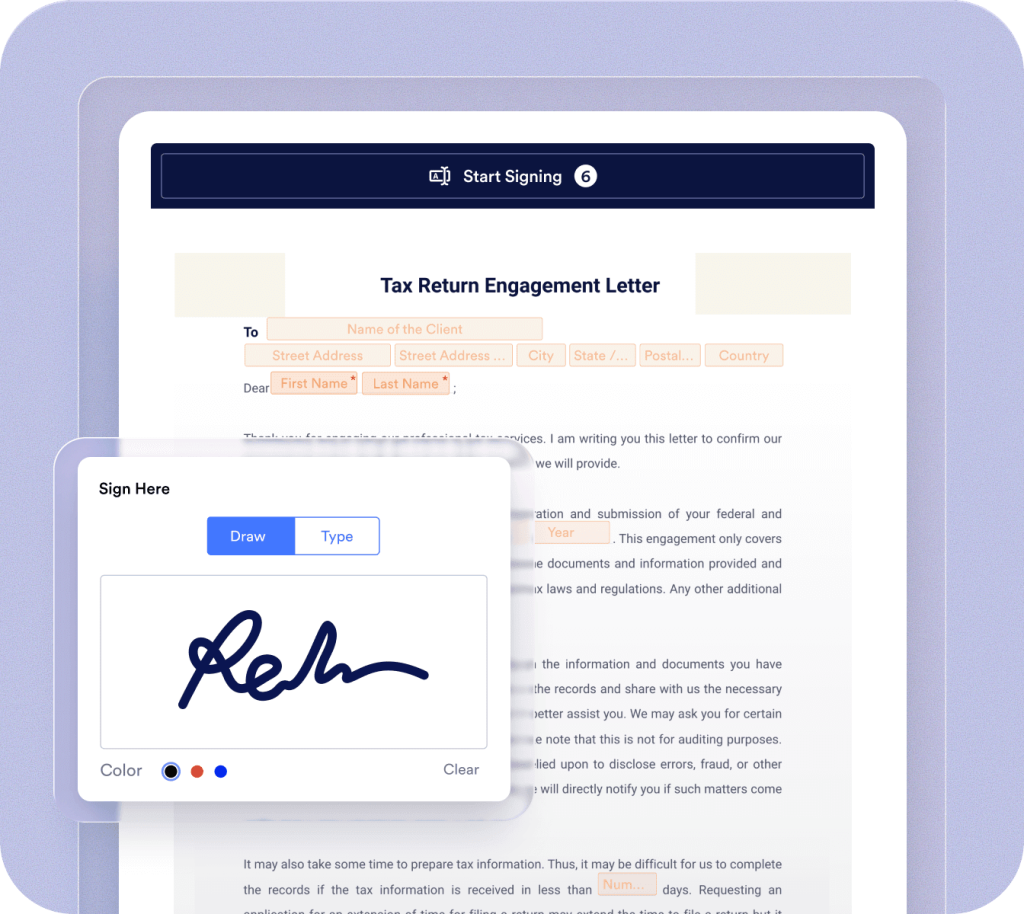 Collect e-signatures