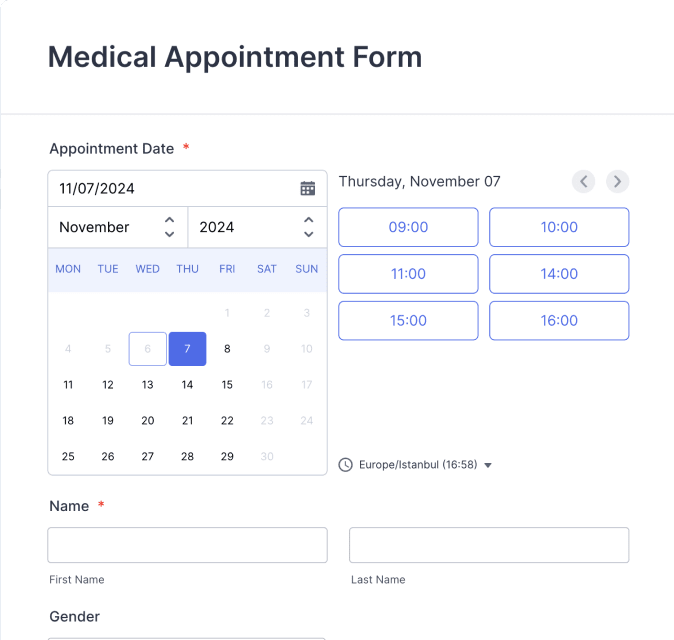 Medical Appointment Form