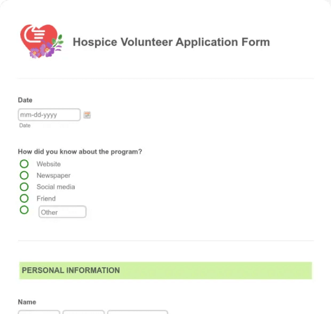 Application Form