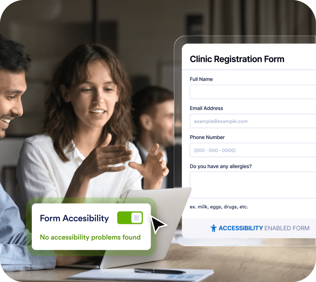 Designing inclusive and barrier-free forms