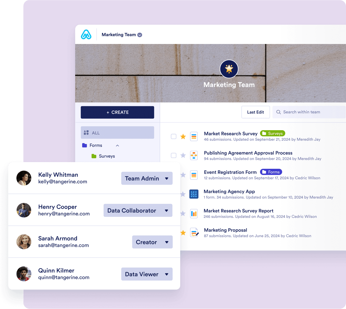Collaborate across teams