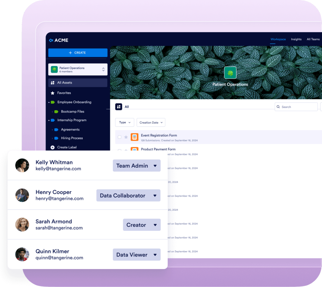 Collaborate across teams